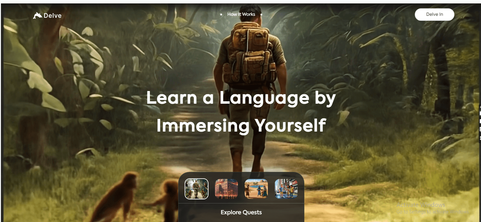 Delve - Language Learning App